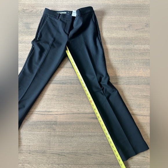 NEW Ann Taylor The Straight Mid Rise Black Trousers/Pants-Size 4 - Picture 8 of 9